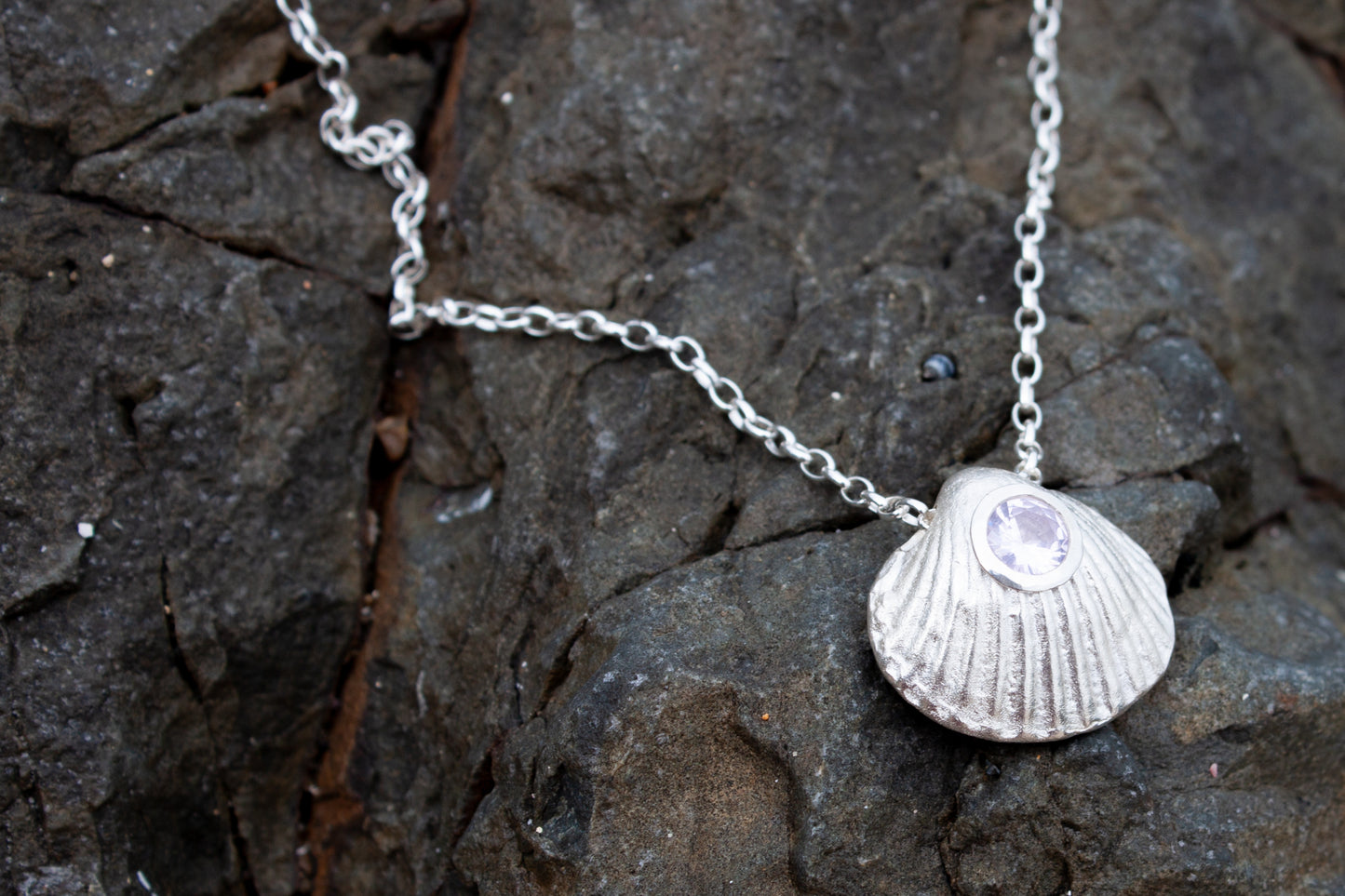 Nereid Pendant Lavender Quartz