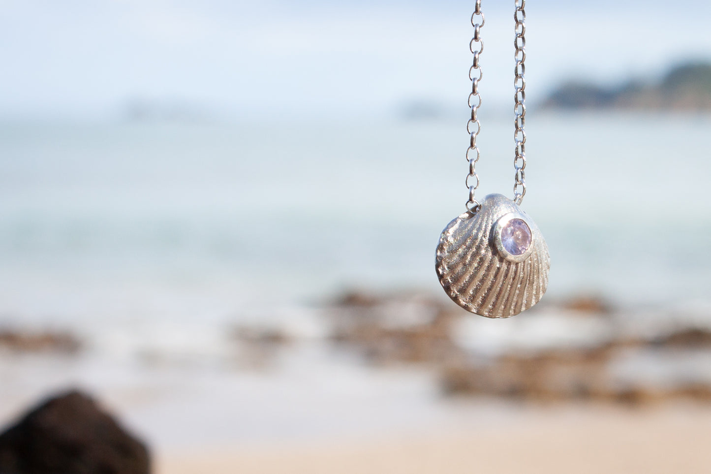 Nereid Pendant Lavender Quartz