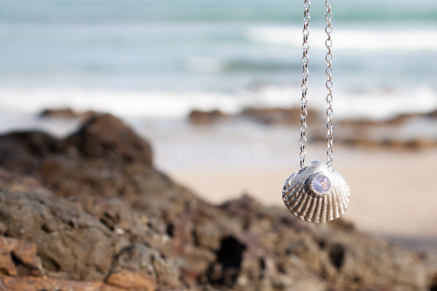 Nereid Pendant Lavender Quartz