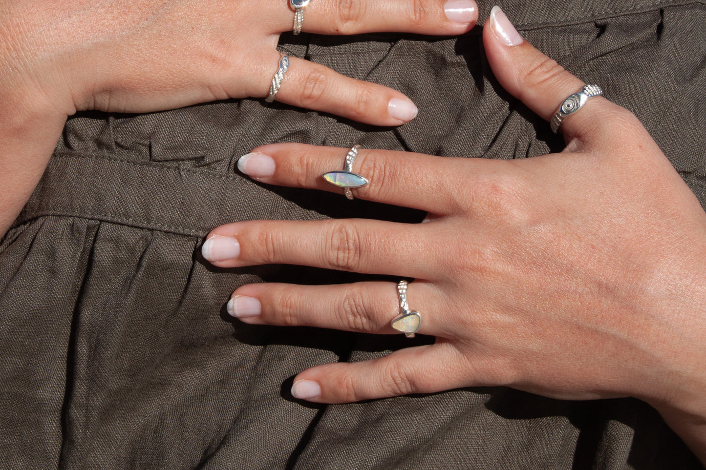 Opal Ring Peachy