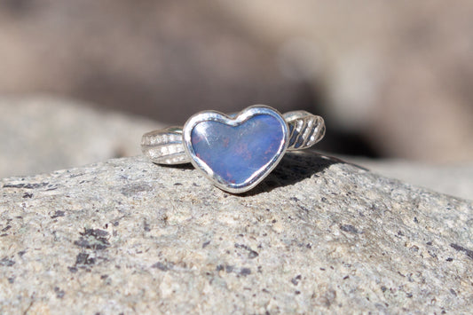 Opal Heart Ring Cloud