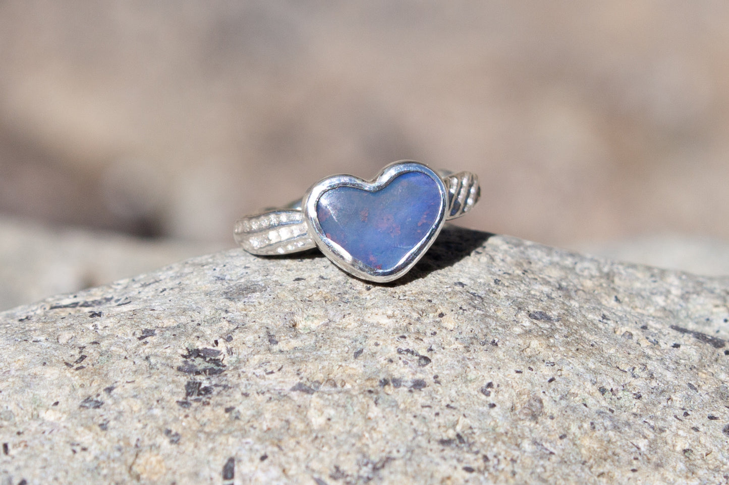Opal Heart Ring Cloud