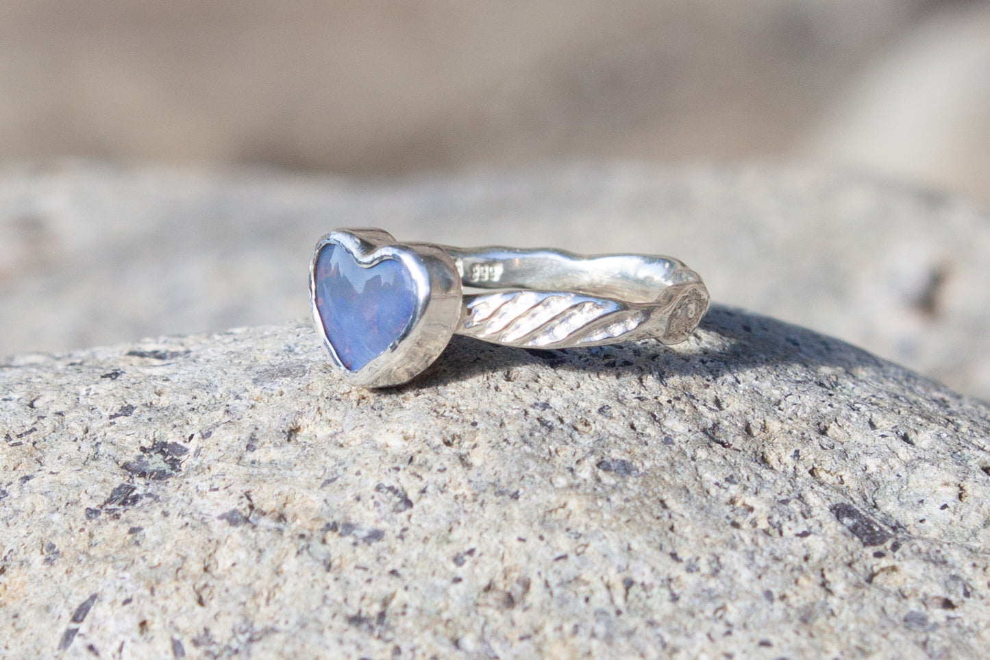 Opal Heart Ring Cloud