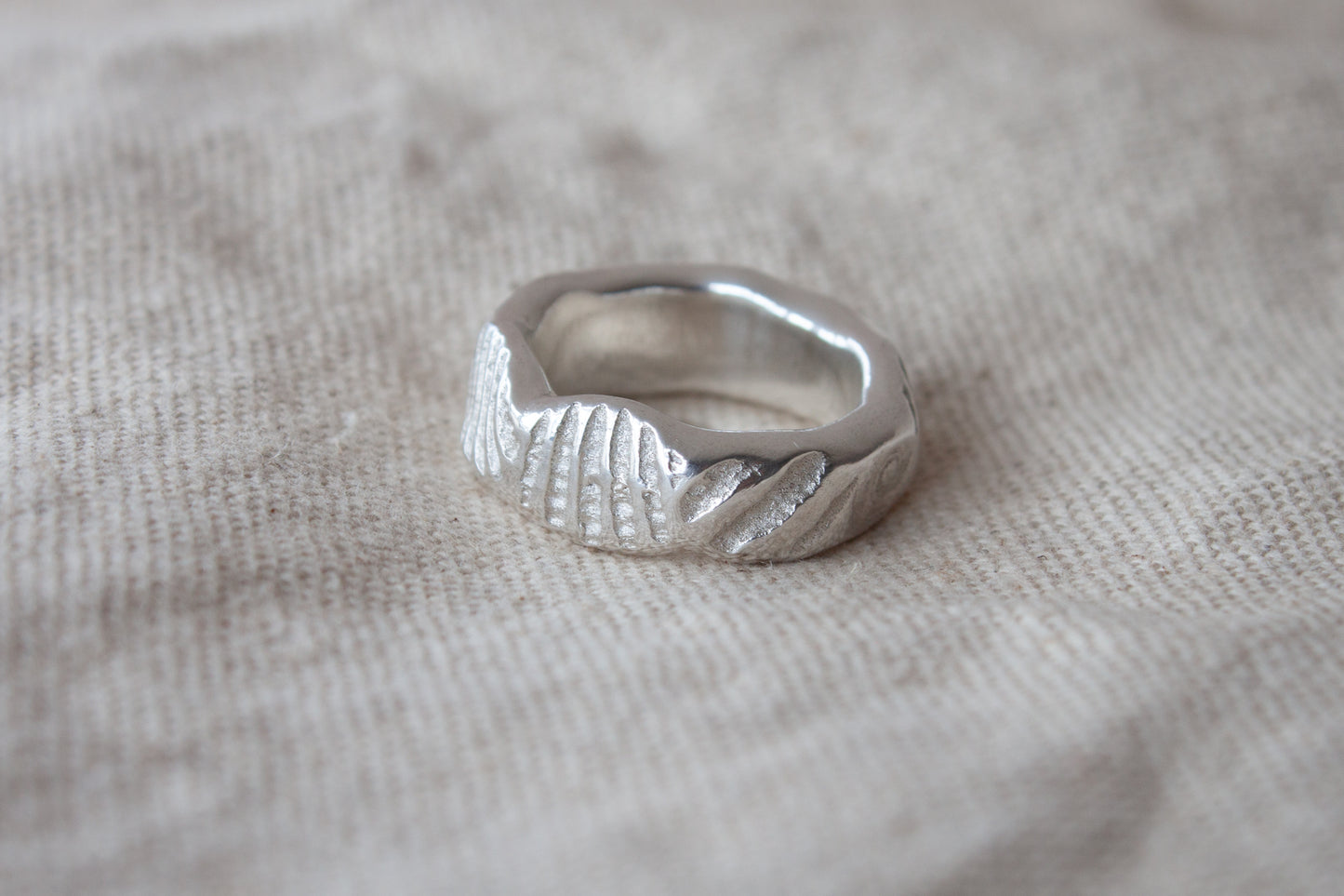 Seabed Ring London Blue Topaz